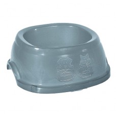Stefanplast Bowl Break Square Dish 4 Steel Blue, ST96138B, cat Bowl / Feeding Mat, Stefanplast, cat Accessories, catsmart, Accessories, Bowl / Feeding Mat