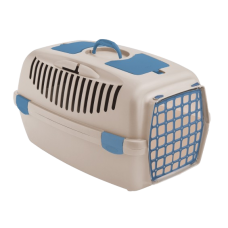 Stefanplast Carrier Gulliver 2 Travertine White with Plastic Door,  cat ,  cat , catsmart