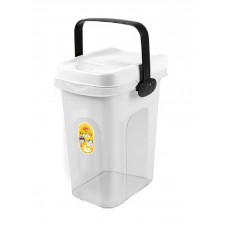 Stefanplast Food Container Clear 7L, ST98550, cat Food & Water Dispenser / Container  / Covers, Stefanplast, cat Accessories, catsmart, Accessories, Food & Water Dispenser / Container  / Covers