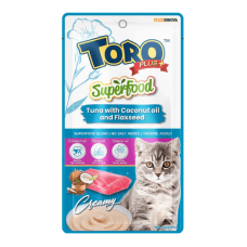 Toro Plus SuperFruit Tuna with Coconut Oil 75g, 61215, cat Treats, Toro Toro, cat Food, catsmart, Food, Treats