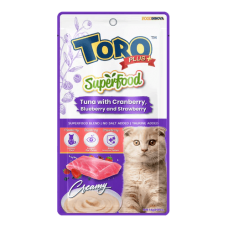 Toro Plus SuperFruit Tuna with Cranberry 75g, 61216, cat Treats, Toro Toro, cat Food, catsmart, Food, Treats