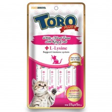 Toro Plus White Meat Tuna With King Crab & L-Lysine Treats 75g, 61210, cat Treats, Toro Toro, cat Food, catsmart, Food, Treats