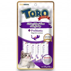 Toro Plus White Meat Tuna With Scallop & Prebiotic Treats 75g, 61211, cat Treats, Toro Toro, cat Food, catsmart, Food, Treats