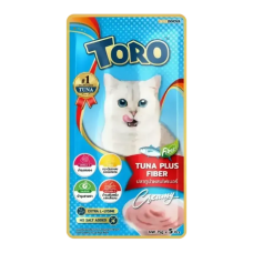 Toro Toro Tuna Plus Fiber Treat 75g ( 3 packs), 61204 (3 packs), cat Treats, Toro Toro, cat Food, catsmart, Food, Treats