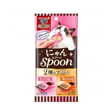Unicharm Treat Silver Spoon Gourmet Tuna & Chicken 40g, 99695920, cat Treats, Unicharm, cat Food, catsmart, Food, Treats