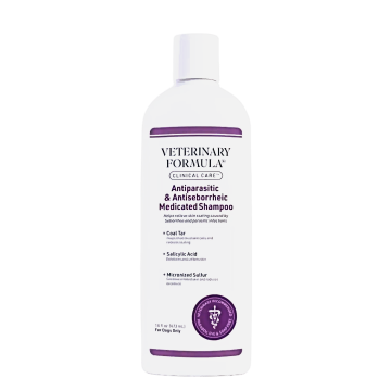Veterinary Formula Pets Shampoo Clinical Care Antiparasitic & Antiseborrheic 473ml