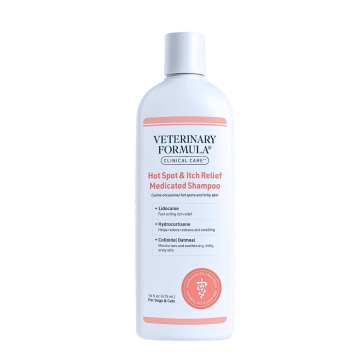 Veterinary Formula Pets Shampoo Clinical Care Hot Spot & Itch Relief 473g