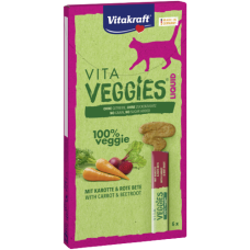 Vitakraft Cat Treats Vita Veggies Liquid Carrot (6x15g), VK58732, cat Wet Food, Vitakraft, cat Food, catsmart, Food, Wet Food