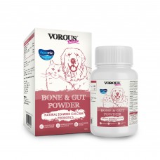 Vorous Pet Supplement Bone & Gut Powder 100g, VOR-81228, cat Supplements, Vorous, cat Health, catsmart, Health, Supplements