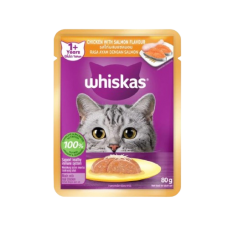 Whiskas Pouch Chicken & Salmon Adult 80g