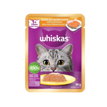 Whiskas Pouch Chicken & Salmon Adult 80g