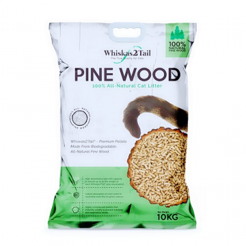 Whiskers2Tail Pine Wood Litter 10kg