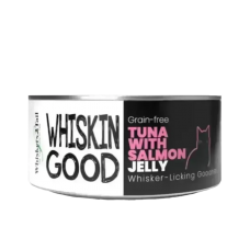 WhiskinGood Wet Food Tuna w/Salmon in Jelly 70g, 506952, cat Wet Food, WhiskinGood, cat Food, catsmart, Food, Wet Food