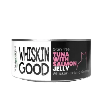 WhiskinGood Wet Food Tuna w/Salmon in Jelly 70g (24 cans)