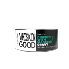 WhiskinGood Wet Food Chicken w/Mackerel in Gravy 70g
