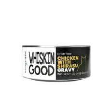 WhiskinGood Wet Food Chicken w/Shirasu in Gravy 70g