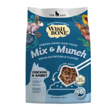 Wishbone Dry Food Mix & Munch Chicken & Rabbit 350g, WB73432, cat Dry Food, Wishbone, cat Food, catsmart, Food, Dry Food