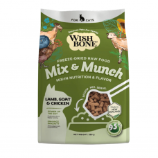 Wishbone Dry Food Mix & Munch Lamb, Goat & Chicken 350g, WB73388, cat Dry Food, Wishbone, cat Food, catsmart, Food, Dry Food