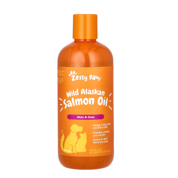 Zesty Paws Wild Alaskan Salmon Oil 16oz Zesty Paws Wild Alaskan Salmon Oil 16oz