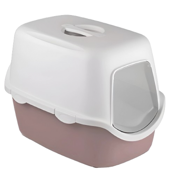 Zolux Litter Box Hooded Cathy Filter Rose Grey