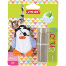 Zolux Toy Pirate Duck With Catnip White, new580727, cat Toy, Zolux, cat Accessories, catsmart, Accessories, Toy