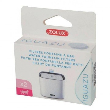 Zolux Water Fountain Replacement Filter for Iguazu 2pcs