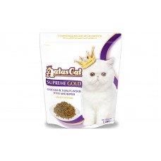 Aatas Cat Supreme Gold Chicken & Tuna Flavour With Anchovies 1.2kg