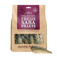 Absolute Bites Pet Treat Fresh Cuts Saba Fillets 12pcs