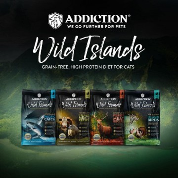 Addiction Wild Islands Island Birds Duck, Turkey & Chicken High Protein Recipe 4lbs