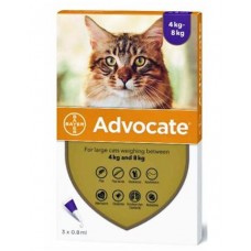 Advocate Flea and Worm Treatment For Cats 4kg - 8kg