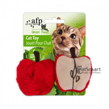 AFP Toy Green Rush Juicy Apple with Catnip