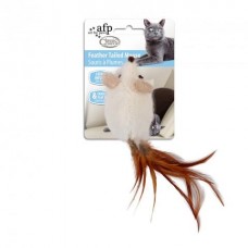 AFP Classic Comfort Feather Tailed Mouse White, AFP2374W, cat Toy, AFP, cat Accessories, catsmart, Accessories, Toy