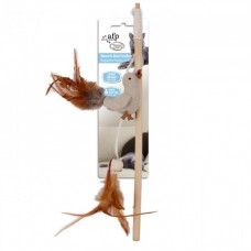 AFP Classic Comfort Wood & Bird Feather Wand, AFP2379, cat Toy, AFP, cat Accessories, catsmart, Accessories, Toy