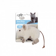 AFP Toy Classic Comfort House Mouse White, AFP2380W, cat Toy, AFP, cat Accessories, catsmart, Accessories, Toy