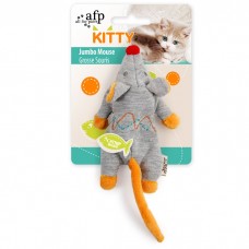 AFP Toy Kitty Jumbo Mouse with Catnip, AFP2723, cat Toy, AFP, cat Accessories, catsmart, Accessories, Toy