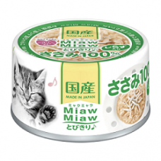 Aixia Miaw Miaw Can Chicken Fillet with Whitebait 60g Carton (24 Cans)