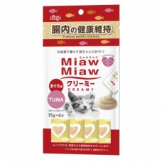 Aixia Miaw Miaw Creamy Tuna (Intestines Health) 15g x 4s, AXMMCM9, cat Treats, Aixia, cat Food, catsmart, Food, Treats