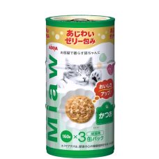 Aixia Canned Food Miaw Miaw Skipjack Tuna (3 cans of 160g)