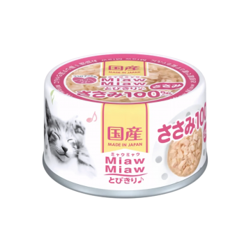 Aixia Canned Miaw Miaw Chicken Fillet 60g x24