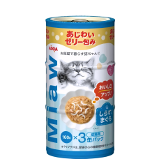 Aixia Miaw Miaw Canned Tuna w/Whitebait (3 cans of 160g)