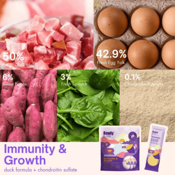 Amelisa Pet & Co Pets Rawly Floss Immunity & Growth Duck Formula 100g Amelisa Pet & Co Pets Rawly Floss Immunity & Growth Duck Formula 100g