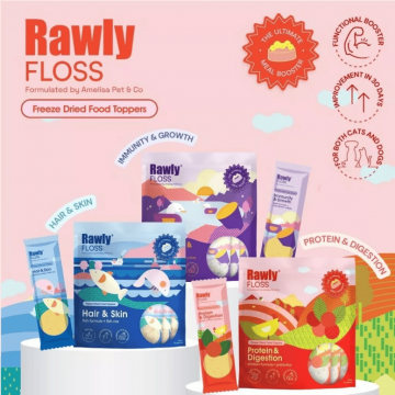 Amelisa Pet & Co Pets Rawly Floss Protein & Digestion Chic Formula 100g Amelisa Pet & Co Pets Rawly Floss Protein & Digestion Chic Formula 100g