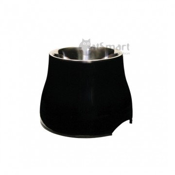 Dogit Bowl Durable Elevated Dish Small 300ml Black