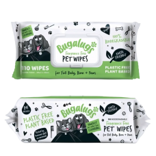 Bugalugs Pets Wipes Fragrance Free Biodegradable (110 pcs)