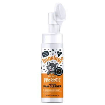 Bugalugs Pre, Post + Probiotic No Rinse Paw Cleaner 200ml
