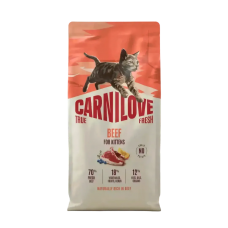 Carnilove Dry Food True Fresh Beef Kittens 2kg