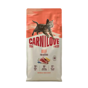 Carnilove Dry Food True Fresh Beef Kittens 2kg