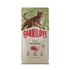 Carnilove Dry Food True Fresh Duck Adult Sterilised Cats 2kg