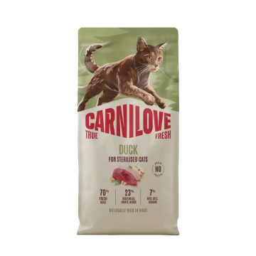 Carnilove Dry Food True Fresh Duck Adult Sterilised Cats 2kg