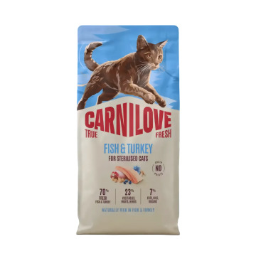 Carnilove Dry Food True Fresh Fish & Turkey Adult Sterilised Cats 2kg